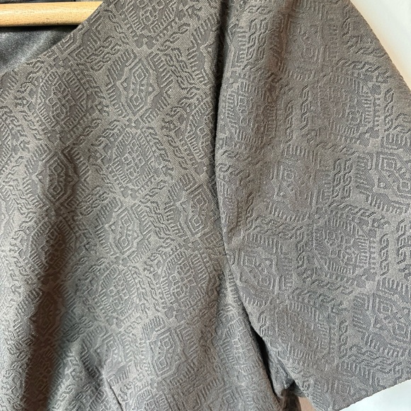 NWT Tahari textured sheath dress in gorgeous deep olive size 10. - Picture 5 of 9